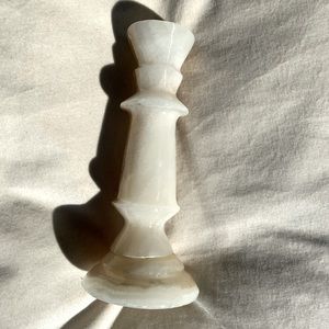 Onyx candlestick - single